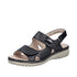 Rieker 60462-00 musta sandaali
